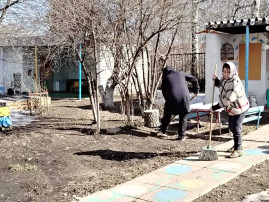 Приняли участие в субботнике Приняли участие в субботнике.